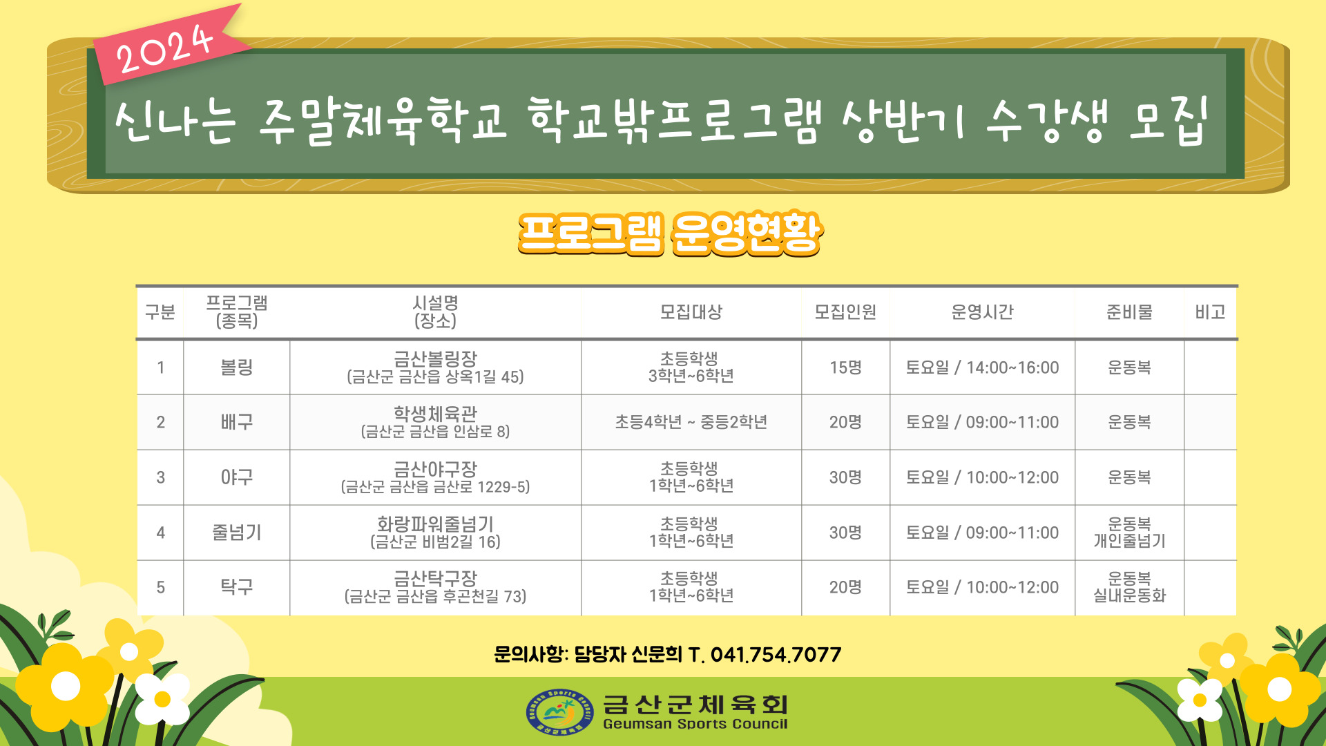 프로그램운영현황